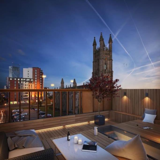 Luxury New Built Split-Level Flat With Rooftop Gardens Access Manchester Luaran gambar